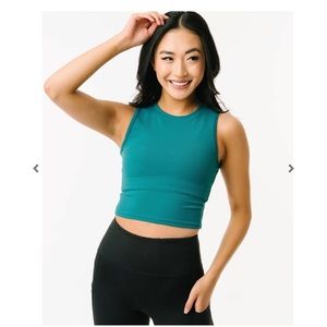 NWOT Green High Neck Tank